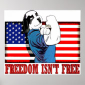 Freedom Dawg Freedom Isn"t Free ポスター (正面)