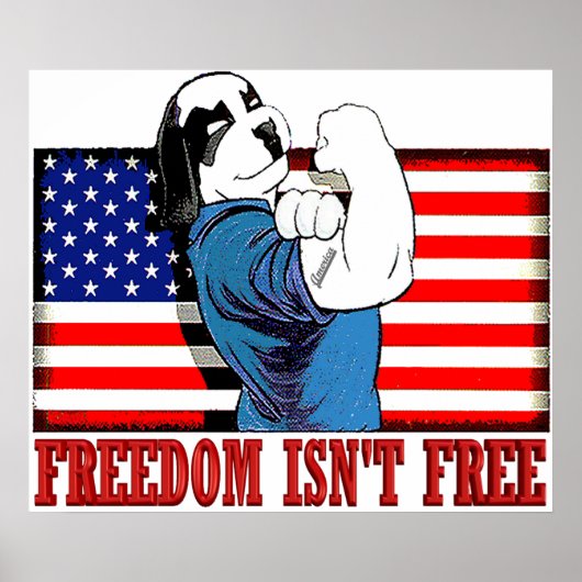 Freedom Dawg Freedom Isn"t Free ポスター (正面)