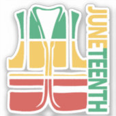 Freedom Day Vest Co-worker Swagazon Associate June シール (正面)