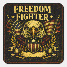 Freedom Fighter – American Defender Pride スクエアシール