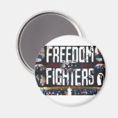freedom fightersバナーロゴ製品 マグネット (正面/裏面)