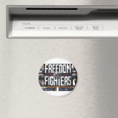 freedom fightersバナーロゴ製品 マグネット (インサイチュ (食洗機))