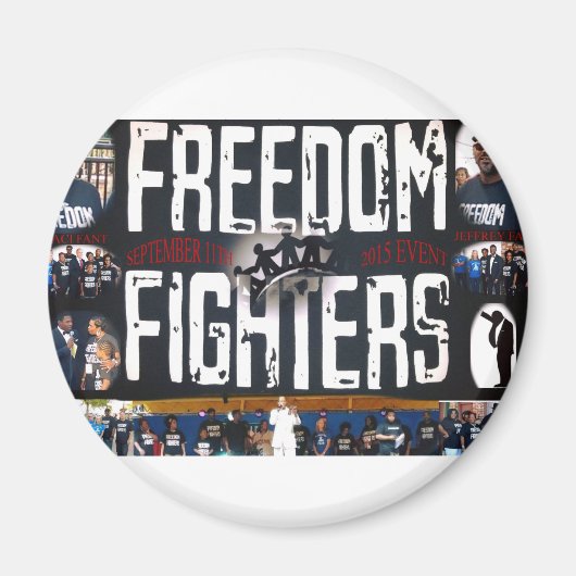 freedom fightersバナーロゴ製品 マグネット (正面)