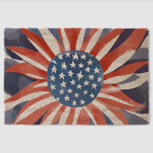 Freedom Flower Coir Doormat - Welcome with a Bang!