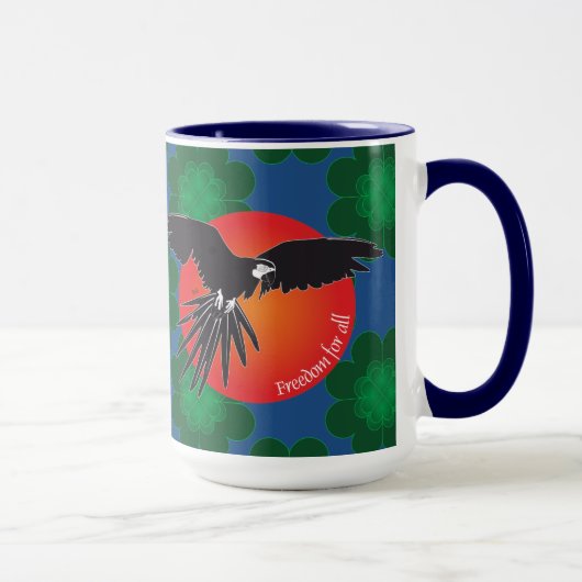 Freedom for all Tasse マグカップ (右)