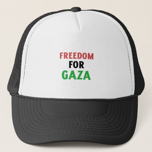 Freedom For Gaza Gaza Genocide  キャップ (正面)