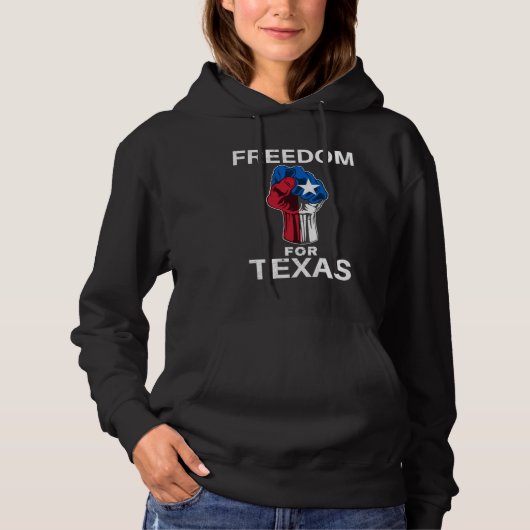 Freedom for Texas Texan Pride Fist パーカ (正面)