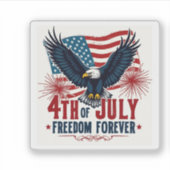 Freedom Forever USAステッカー シール (正面)