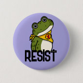 Freedom Frog Button 缶バッジ (正面)