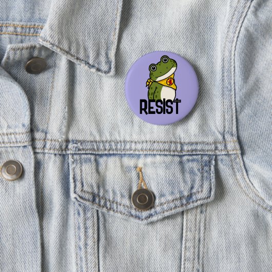 Freedom Frog Button 缶バッジ (インサイチュ)