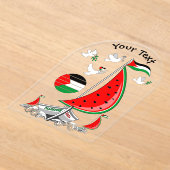 Freedom Global Sumud Flotilla Boats to Gaza アクリル招待状 (レイダウン)