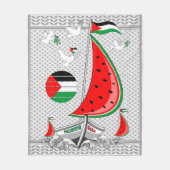 Freedom Global Sumud Flotilla Boats to Gaza フリースブランケット (正面)