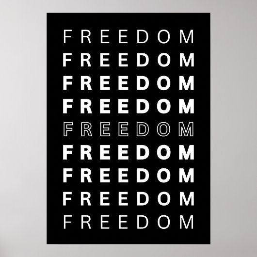 FREEDOM. Inspiration ポスター (正面)