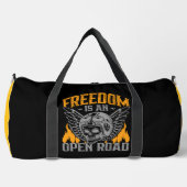 Freedom Is An Open Road ダッフルバッグ (正面)