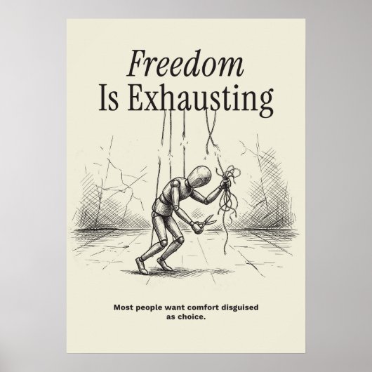 Freedom Is Exhausting ポスター (正面)