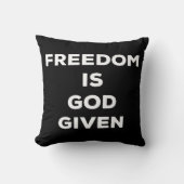 Freedom Is God Given クッション (正面)