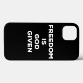 Freedom Is God Given Case-Mate iPhoneケース (裏面 (横))