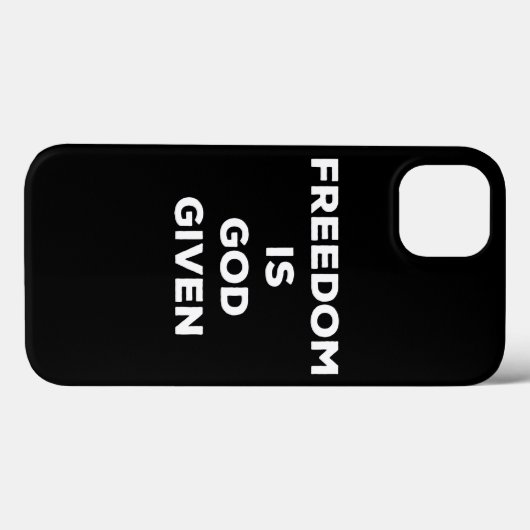 Freedom Is God Given Case-Mate iPhoneケース (裏面 (横))