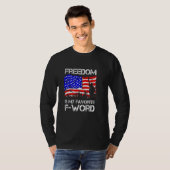 Freedom Is My Favorite F word Military Veteran Tシャツ (正面フル)