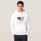 Freedom Is Power USA Flag Hoodie パーカ (正面フル)