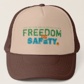 Freedom IS Safety Tシャツ キャップ (正面)