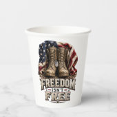 Freedom Isn’t Free – Vintage Military Boots 紙コップ (正面)