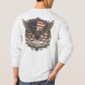 Freedom & Liberty Classic Eagle Long Sleeve T-Sh Tシャツ (裏面)