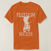 Freedom Machine Biking Biker Cycle   Tシャツ (デザイン正面)