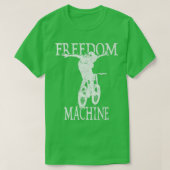 Freedom Machine Biking Biker Cycle Tシャツ (デザイン正面)