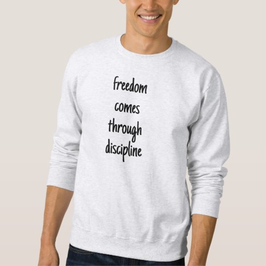 Freedom Men's Basic Sweatshirt スウェットシャツ (正面)
