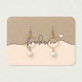 Freedom Minimalist Jewelry Display Card