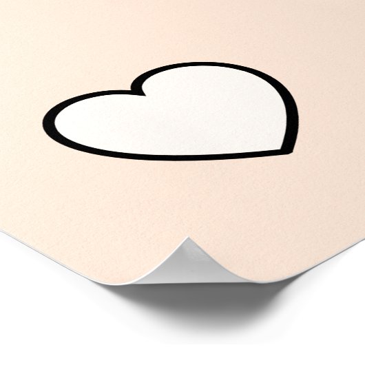 Freedom Minimalist Typography Design ポスター (角)