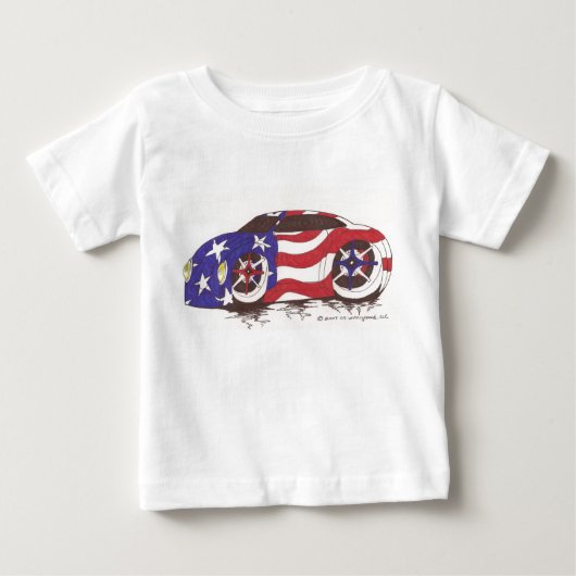 "Freedom-Mobile" TM Kid's shirt ベビーTシャツ (正面)