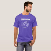 Freedom Motorcycle Cruiser T-Shirt Tシャツ (正面フル)