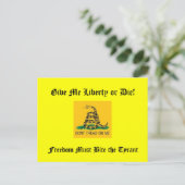 Freedom Must Bite the Tyrant ポストカード (スタンド正面)