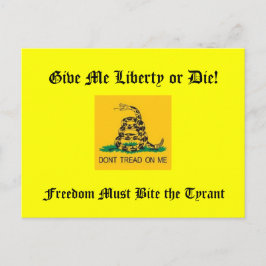Freedom Must Bite the Tyrant ポストカード
