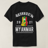Freedom Myanmar Tシャツ (デザイン正面)