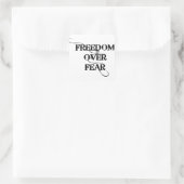 Freedom Over Fear スクエアシール (バッグ)