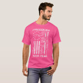 Freedom Over Fear Pro Gun Usa米国国旗の第2改正( Tシャツ (正面フル)