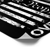 Freedom Over Fear Pro Gun Usa Flag 2nd Amendment ( ポスター (角)