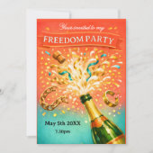 Freedom party getting divorced 招待状 (正面)