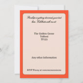 Freedom party getting divorced 招待状 (裏面)