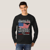 Freedom Patriotic Veteran USA Flag American Memori Tシャツ (正面フル)