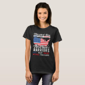 Freedom Patriotic Veteran USA Flag American Memori Tシャツ (正面フル)