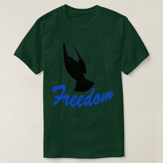 freedom pigeon tシャツ (デザイン正面)
