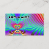 FREEDOM QUEST (単語を変更できる) 名刺 (正面)