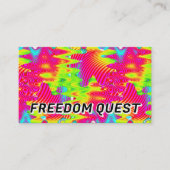 FREEDOM QUEST (文字を変えてね) 名刺 (正面)