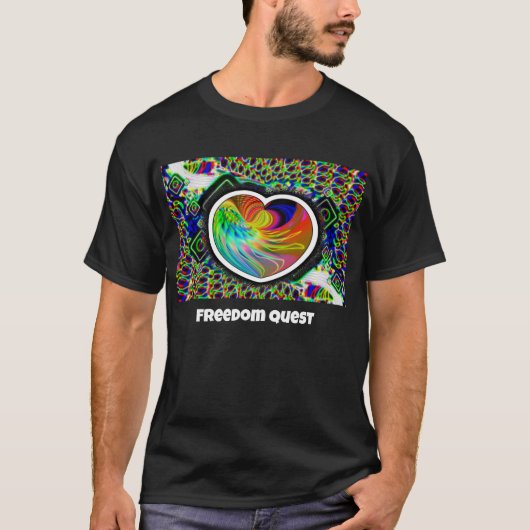 Freedom Quest Heart Tシャツ (正面)