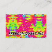 FREEDOM QUEST INC ( you may change the words ) 名刺 (正面)