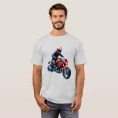 🏍️ Freedom Ride Motorcycle Rider Urban Lifestyle  Tシャツ (正面フル)